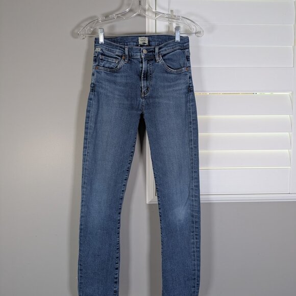 Citizens of Humanity Premium Vintage Jeans Women’s Size 25 Mid Rise Slim Fit - Picture 1 of 9